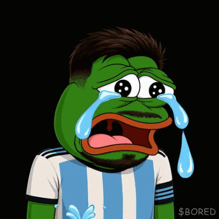 Crying Frog With $ Bored Shirt