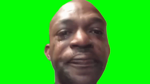 Crying Guy Green Screen GIF