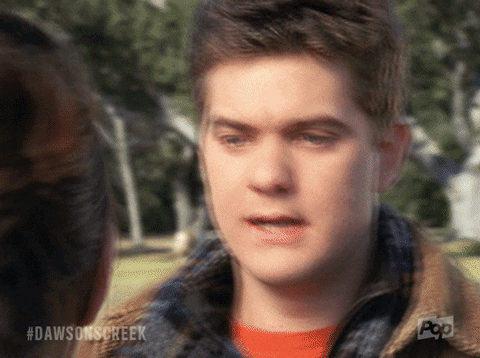 Crying Joey Potter Pacey Witter Kissing Dawsons Creek GIF