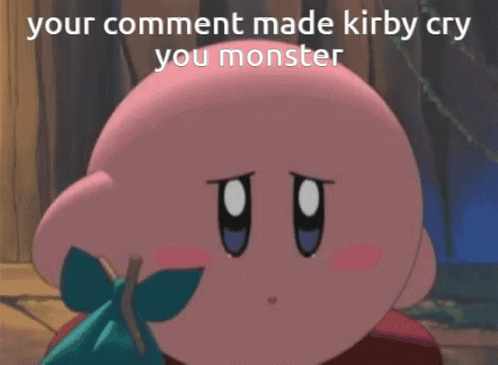Crying Kirby Meme GIF