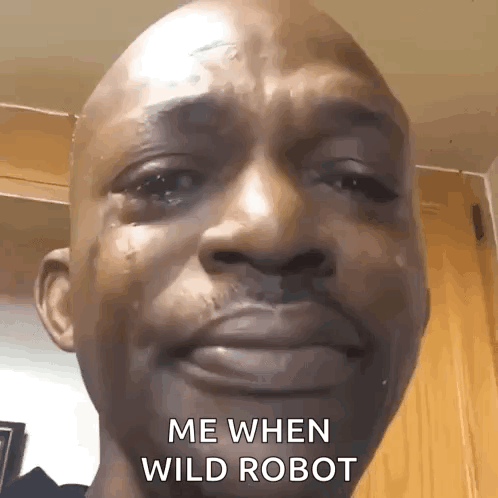 Crying Man Me When Wild Robot GIF