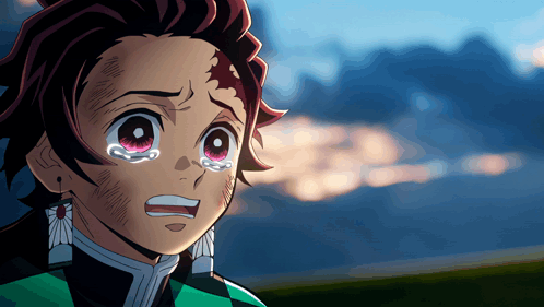 Crying Person with Tear