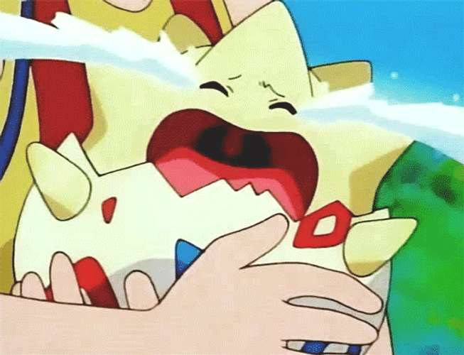 Crying Pokemon Togepi GIF