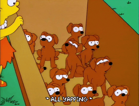 Crying Puppies Yap GIF