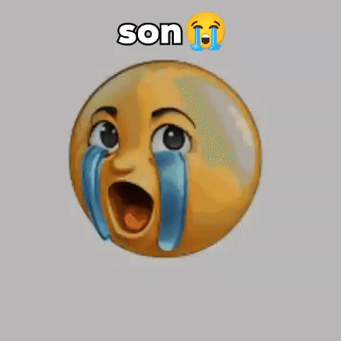 Crying Smiley Tears From Eyes and Mouth