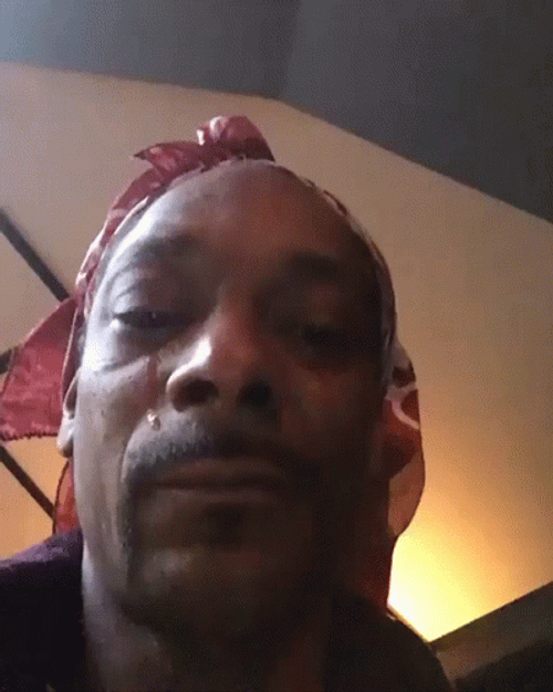Crying Snoop Dogg Tears GIF