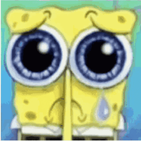 Crying Spongebob Sad Meme GIF