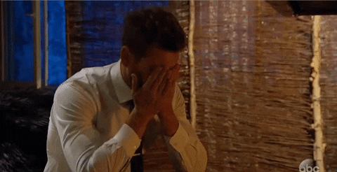 Crying Stress The Bachelor GIF