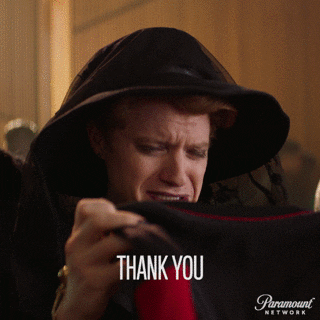 Crying Thank You Heathers Paramount Network GIF