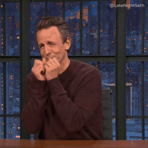 Crying Thank You Seth Meyers Win GIF