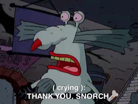 Crying Thank You The Gromble GIF