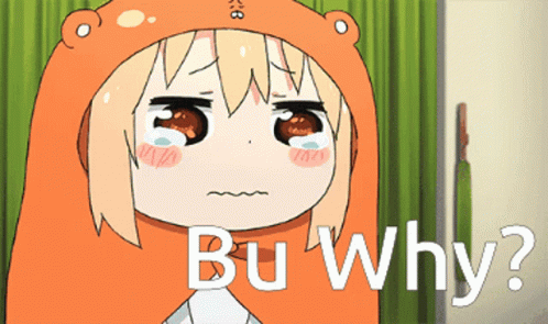 Crying Umaru Asking Whyyy GIF