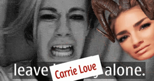 Crying Woman Next to Horned Woman Leave Carrie Love Alone