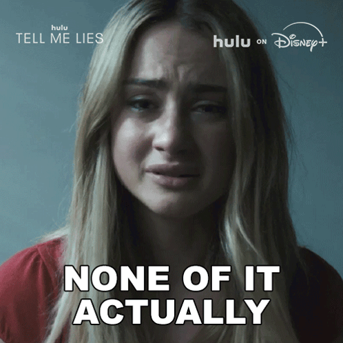 Crying Woman Tell Me Lies None of It Actually