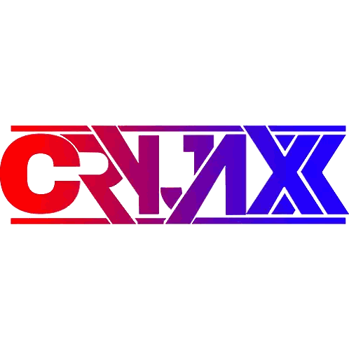 Crylx Logo Red and Blue