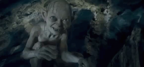 Crypt Keeper Gollum Times Up GIF