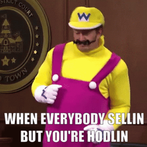 Crypto Currency Selling Holding GIF