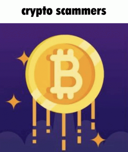 Crypto Scammer Gold Bitcoin GIF