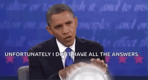 Barrack Obama Crystal Ball Don't Have The Answers GIF