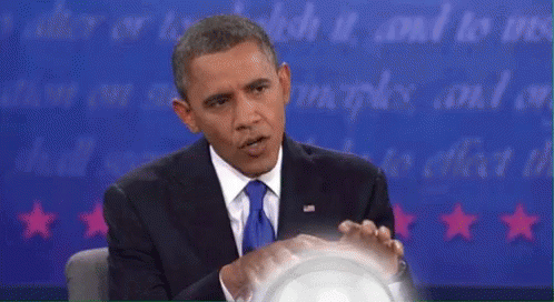 Barrack Obama Touching A Crystal Ball Meme GIF
