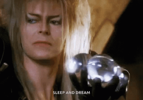 David Bowie Twirling Crystal Balls GIF
