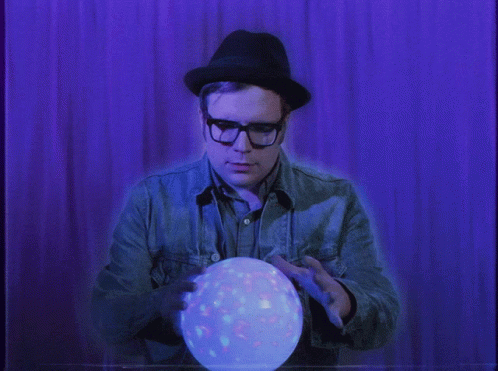 Fall Out Boy Rubbing Crystal Ball GIF