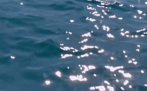 Crystals On Ocean Waves GIF