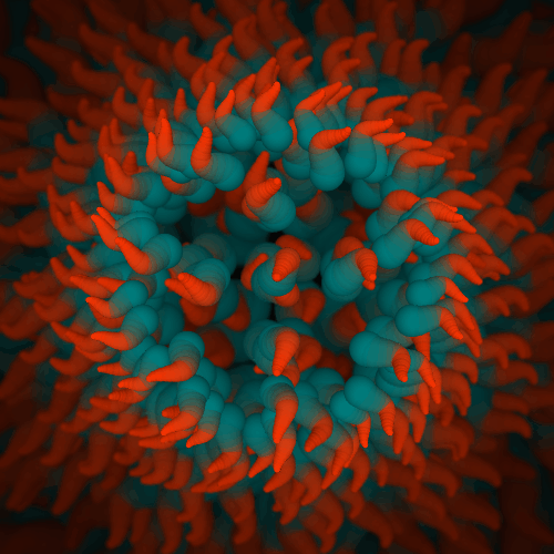 Cthulhu Tentacles Close Up Vector Art GIF