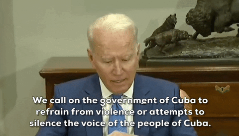 Cuba Call Joe Biden GIF