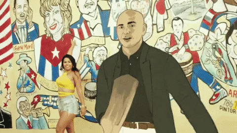 Cuba Dance Music Pitbull GIF