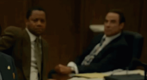 Cuba Gooding Jr John Travolta Crime Story GIF