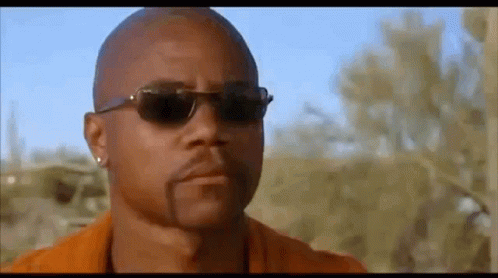 Cuba Gooding Jr Looking Down Dark Shades GIF