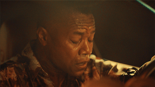 Cuba Gooding Jr Panicking In Car GIF