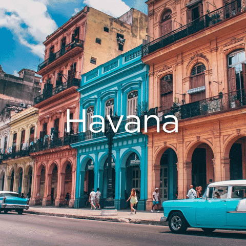 Cuba Havana Tourism Ad GIF