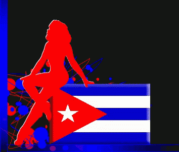 Cuba Lady Abstract Art GIF