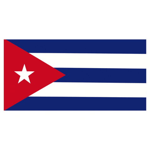 Cuba Latin Flag Sticker GIF