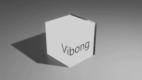 Cube With Word Vibong