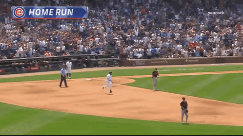 Cubs Home Run For The Win GIF