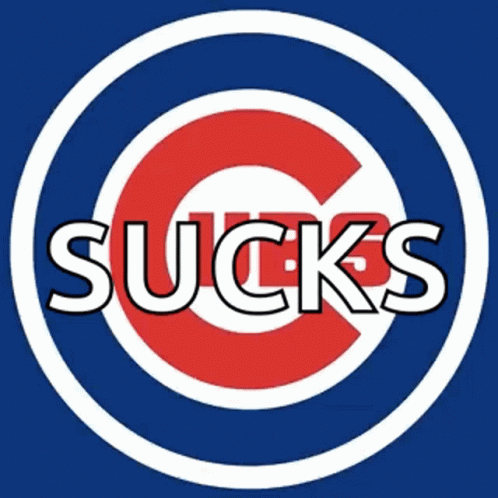 Cubs Logo With Bear And Sucks GIF