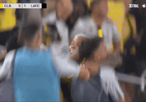 Cucho Hernandez Engulfed In Team Embrace GIF