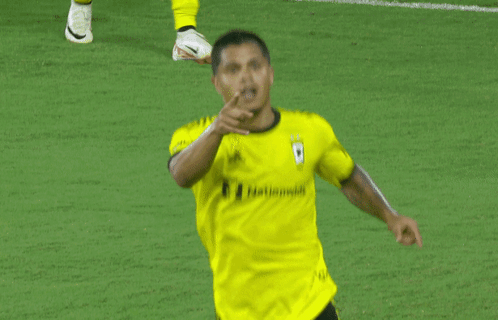 Cucho Hernandez Making Hand Heart For Audience GIF