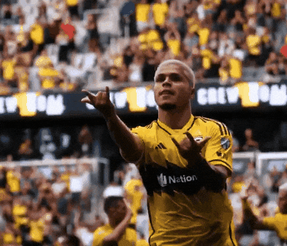 Cucho Hernandez Making Spider Man Celebration GIF