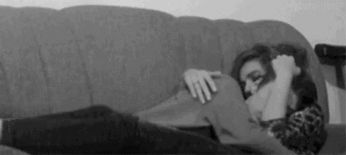 Cuddles Couch Couple GIF