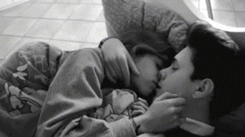 Cuddles Couple Sweet Affection GIF