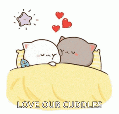 Love Our Cuddles Mochi Cats GIF