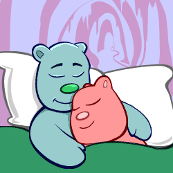 Cuddles Bear Couple GIF