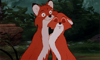 Cuddles The Fox And The Hound GIF