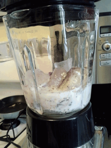 Cuisinart Blender Filled With White Liquid