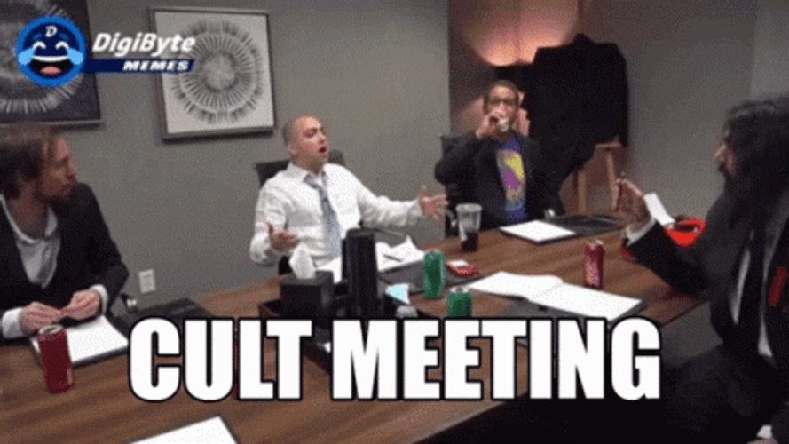 Cult Meeting Today GIF