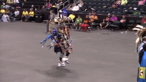 Cultural Folk Chicken Dance Performance GIF